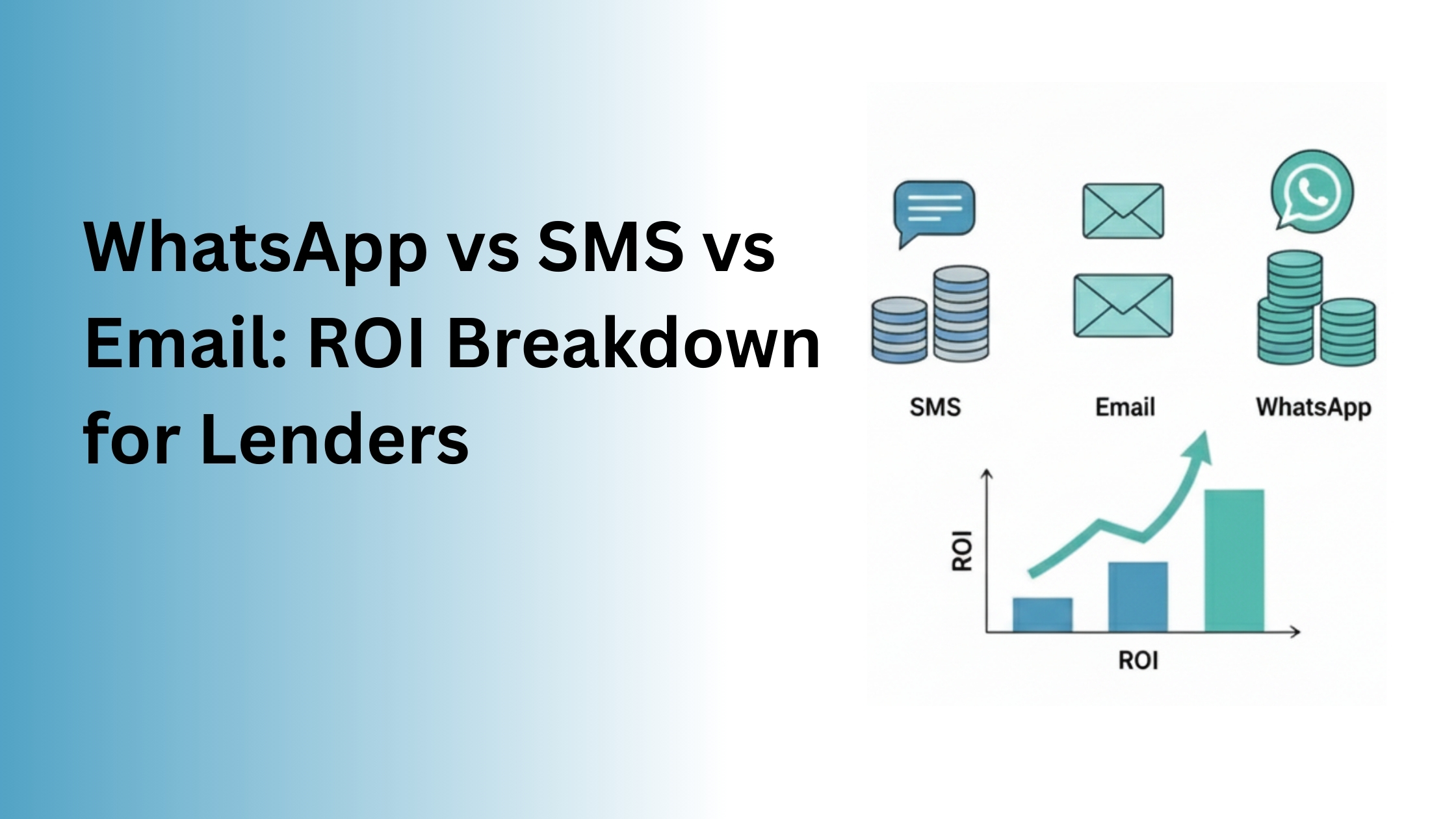 Why WhatsApp Campaigns Deliver Higher ROI Than SMS and Email for Lenders in India?